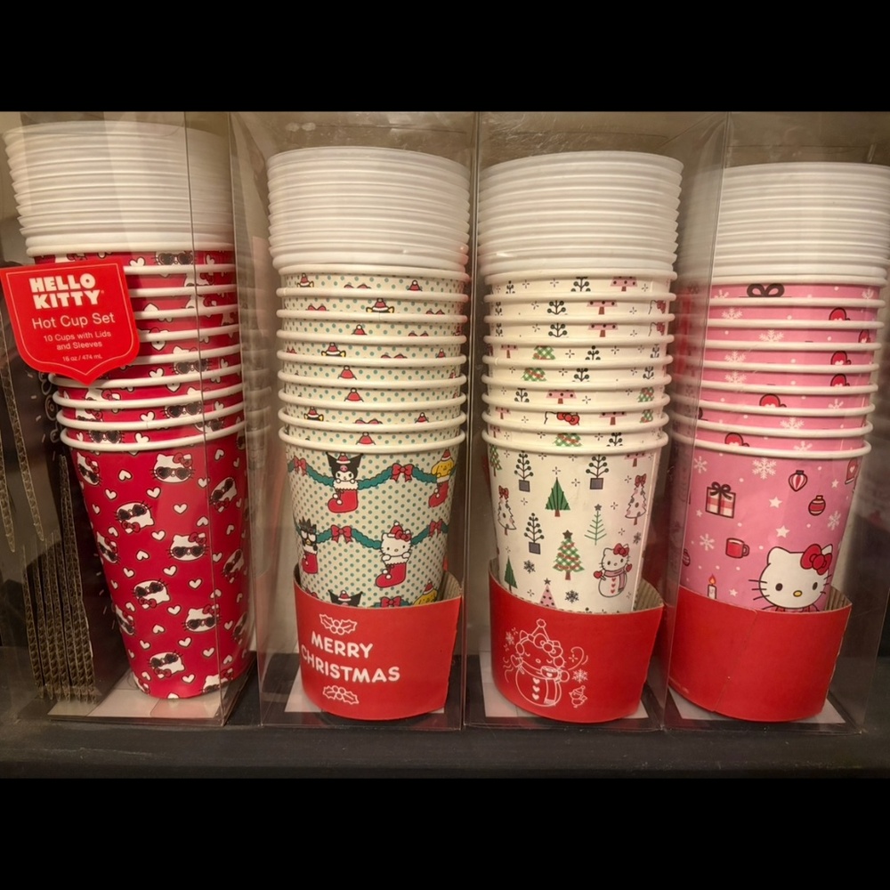 Hello kitty hot cups